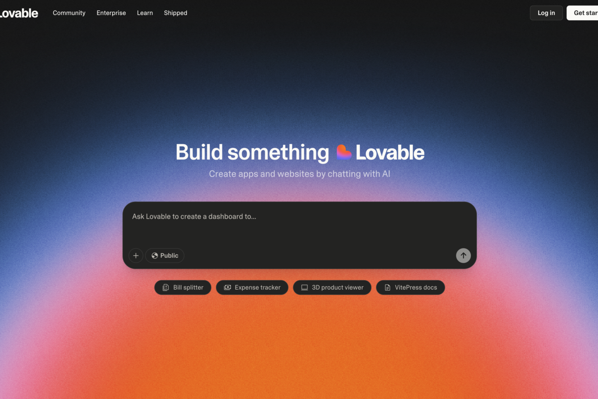 Escribes solo unas palabras y esta app genera webs completas en minutos: así es Lovable, la nueva promesa europea en IA 1 1200 800 5